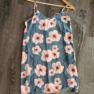 Acacia swimwear hibiscus silk vatu dress size P